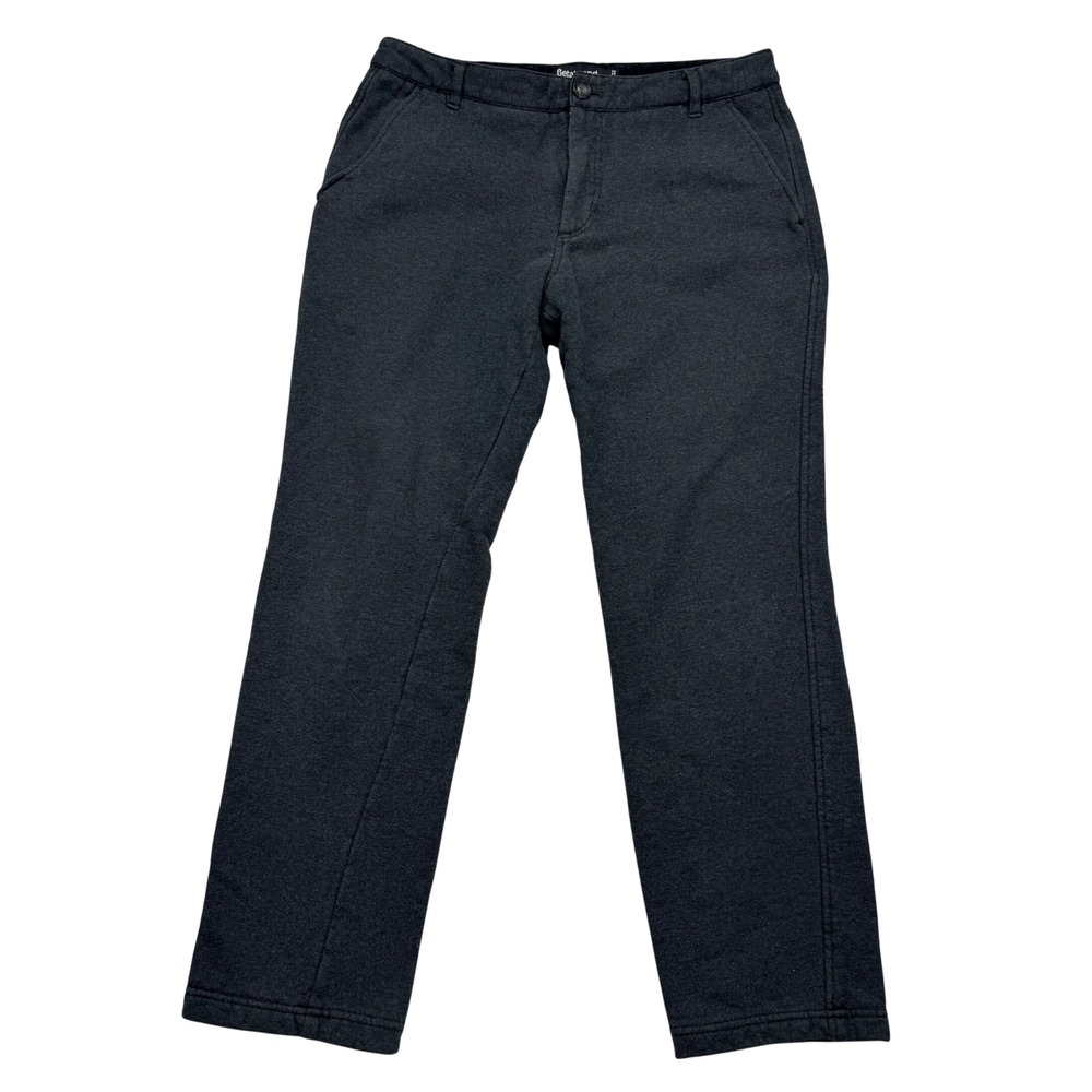 Betabrand Pants Mens 32x28 Gray Dress Pant Sweatpants Knit Stretch Chino